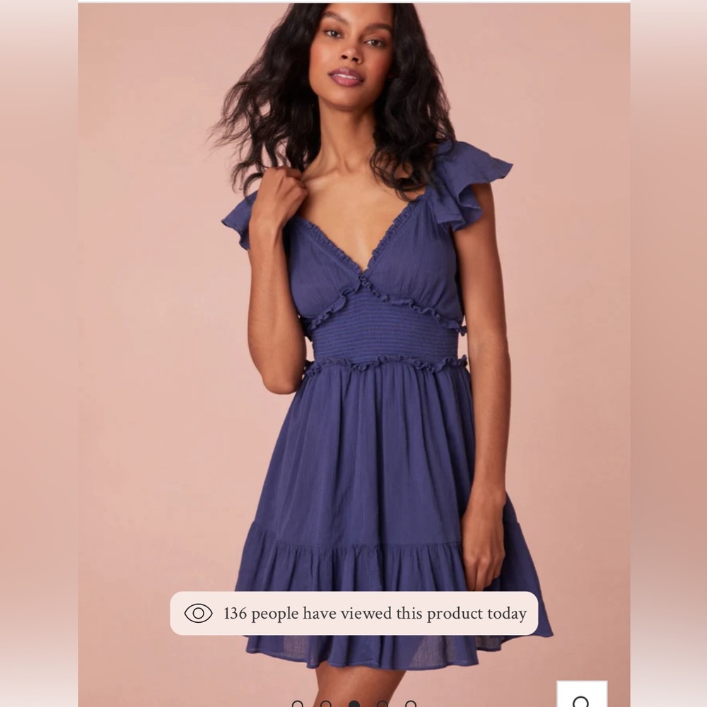 NWT LoveShackFancy Ivella Smocked Mini Dress